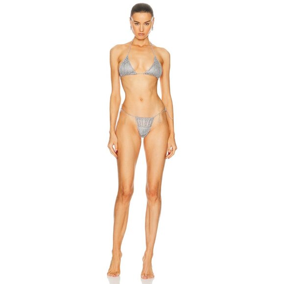 Santa Brands Orchid Bikini Set in Silver S - Picture 2 of 8